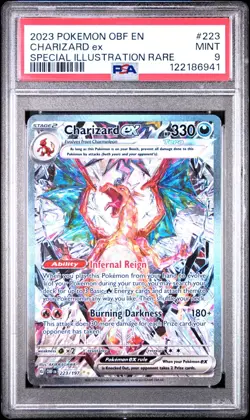 Charizard ex PSA 9 SIR Pokemon Obsidian Flames 223/197 Special Illustration Rare - Image 1