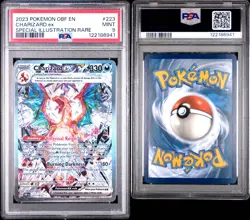 Charizard ex PSA 9 SIR Pokemon Obsidian Flames 223/197 Special Illustration Rare - Image 3