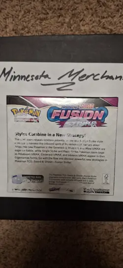Pokemon TCG Fusion Strike Booster Box 36 Packs Sword & Shield New Factory Sealed - Image 3