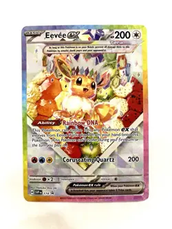Eevee EX 174 Prismatic Evolutions Black Star Promo Pokemon TCG NM - Image 1