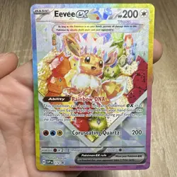 Eevee ex SVP 174 Pokemon TCG Prismatic Evolutions S&V Black Star Promo NM - Image 1