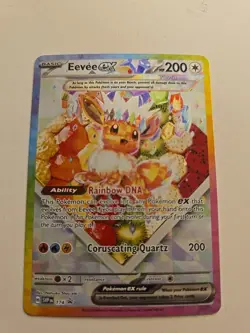 Eevee EX SVP 174 Pokemon TCG S&V Prismatic Evolutions UPC Black Star Promo NM - Image 1