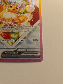 Eevee EX SVP 174 Pokemon TCG S&V Prismatic Evolutions UPC Black Star Promo NM - Image 2