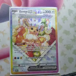 Eevee ex 174 Pokemon TCG Prismatic Evolutions S&V Black Star Promo NM - Image 1