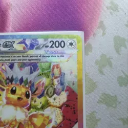 Eevee ex 174 Pokemon TCG Prismatic Evolutions S&V Black Star Promo NM - Image 3