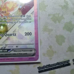 Eevee ex 174 Pokemon TCG Prismatic Evolutions S&V Black Star Promo NM - Image 4