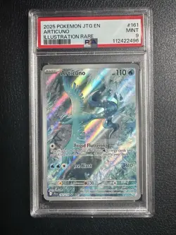 ARTICUNO ILLUSTRATION RARE POKEMON JTG EN-JOURNEY TOGETHER 2025 161 PSA 9 - Image 1