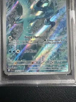 ARTICUNO ILLUSTRATION RARE POKEMON JTG EN-JOURNEY TOGETHER 2025 161 PSA 9 - Image 3