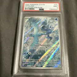 2025 POKEMON JTG EN-JOURNEY TOGETHER ILLUSTRATION RARE #161 ARTICUNO PSA 9 - Image 1
