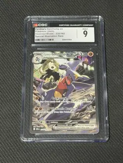 CGC 9 - 2025 Pokemon English Cynthia's Garchomp ex Destined Rivals 232/182 SIR - Image 1