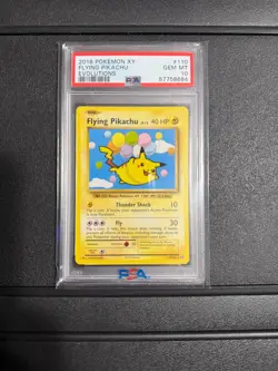 2016 Pokemon XY Evolutions Flying Pikachu #110/108 PSA 10 - Image 1