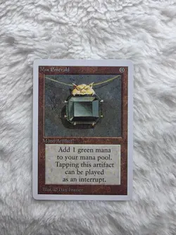 *P R 0 X Y* Mtg Magic The Gathering Mox Emerald Trading Card *P R 0 X Y* Card - Image 1