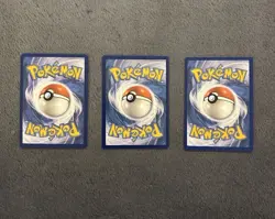 Pokemon TCG 3 Card Lit Reverse Holo Energy’s Grass & Steel Have Texture - Image 2