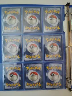 Vintage Pokemon Binder Collection Lot 81 Cards Total All Vintage (12 Holos!) - Image 2