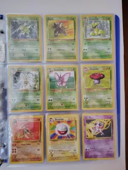 Vintage Pokemon Binder Collection Lot 81 Cards Total All Vintage (12 Holos!) - Image 3