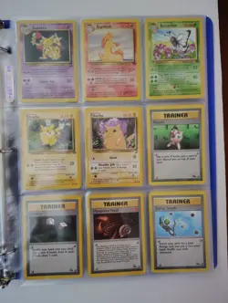 Vintage Pokemon Binder Collection Lot 81 Cards Total All Vintage (12 Holos!) - Image 5