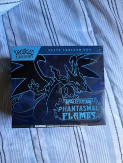 Pokemon TCG Mega Evolution Phantasmal Flames Factory Sealed Elite Trainer Box - Image 1