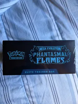 Pokemon TCG Mega Evolution Phantasmal Flames Factory Sealed Elite Trainer Box - Image 3