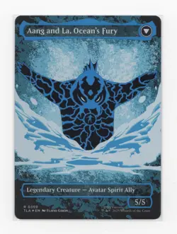 Aang, Swift Savior (Borderless Neon Ink Foil) Avatar: The Last Airbender MTG 359 - Image 2