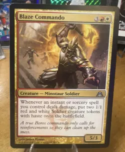 Blaze Commando - Dragon's Maze #56/156 MTG Magic The Gathering - Image 1