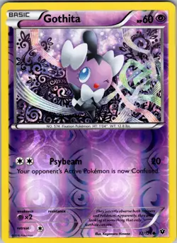Gothita 32/124 XY - Fates Collide Pokemon TCG LP-NM - Image 1