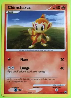 Chimchar 56/100 - Majestic Dawn - Common - Pokemon Card TCG - Image 1