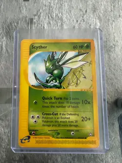 Scyther 57/147 Pokemon Aquapolis - e-Reader Vintage Card - Image 1