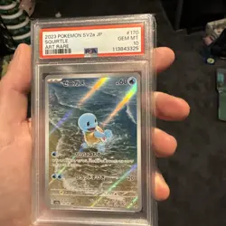 Squirtle #170 2023 Pokemon Japanese Sv2a-Pokemon 151 PSA 10 Art Rare - Image 2