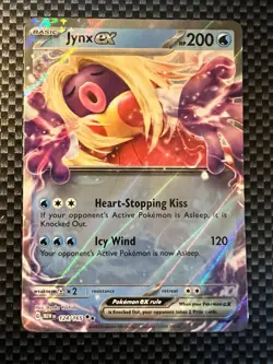 Pokemon 2023 Scarlet & Violet 151 Jynx EX #124 Double Rare NM - Image 1