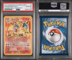 2021 Pokemon Celebrations #4 Charizard-Holo Classic Coll -Base Set PSA 10 - Image 3