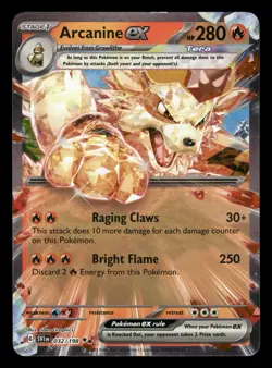 Arcanine ex 032/198 Holo Pokemon SV01: Scarlet & Violet Base Set - Image 1