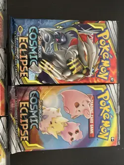 POKEMON COSMIC ECLIPSE- 5x Booster Packs - Art Set - Factory Sealed - TCG 820650805899 - Image 2