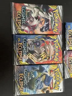 POKEMON COSMIC ECLIPSE- 5x Booster Packs - Art Set - Factory Sealed - TCG 820650805899 - Image 3