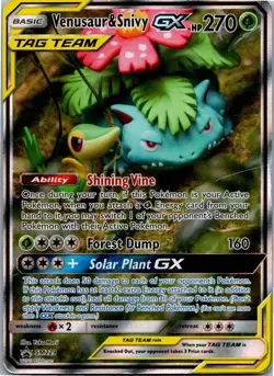 Venusaur & Snivy GX - - SM Promos SM229 - Promo - NM Pokemon TCG - Image 1