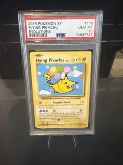 2016 Pokemon XY Evolutions Flying Pikachu 110/108 PSA 10 Secret - Image 4
