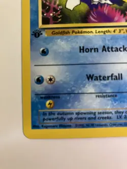 Seaking 46/64 - 1st ED Jungle Set TCG - Pokemon Card - LP - Image 3