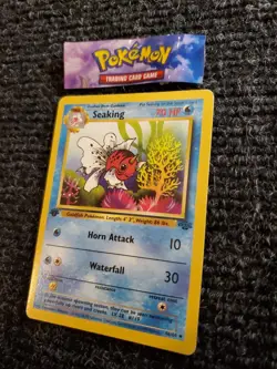 Pokemon TCG Seaking Jungle 46/64 Regular 1st Edition Wizards Base Set LP - Image 2