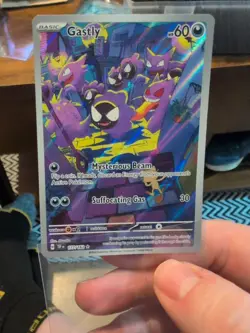 Pokemon TCG Gastly Scarlet Violet Temporal Forces 177/162 Illustration Rare Card - Image 3