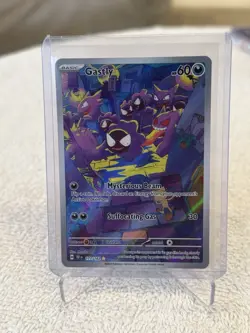 Gastly 177/162 Temporal Forces Illustration Rare Full Art Pokemon Card MINT - Image 1