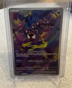 Gastly 177/162 Temporal Forces Illustration Rare Full Art Pokemon Card MINT - Image 2