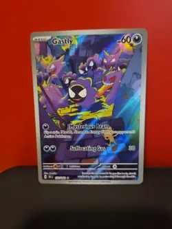 Gastly 177/162 Illustration Rare Temporal Forces Holo Pokemon Card M - Image 1