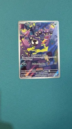 Pokemon TCG Temporal Forces Gastly Card 177/162 Illustration Rare - Image 2