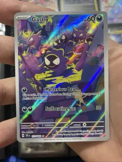 Gastly 177/162 Temporal Forces Illustration Rare Full Art Pokemon Card MINT - Image 1