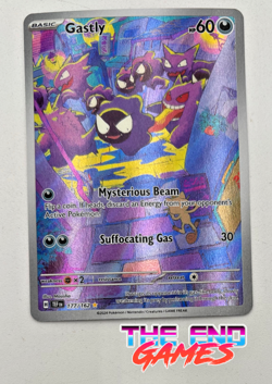 Pokemon TCG Gastly 177/162 Temporal Forces Illustration Rare Holo Card NM SALE! - Image 1