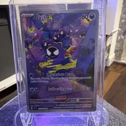Pokemon TCG Gastly 177/162 Temporal Forces Illustration Rare Holo Card - Image 1