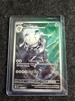 Steelix 150/132 Illustration Rare Mega Evolution Pokemon Card (Pack Fresh) - Image 1