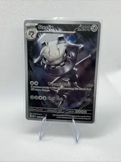 Steelix 150/132 Illustration Rare Pokemon ME01: Mega Evolution *NM* - Image 1