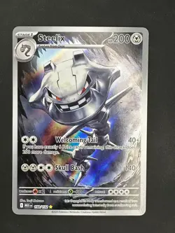 STEELIX 150/132 ILLUSTRATION RARE MEGA EVOLUTION POKEMON NM - Image 1
