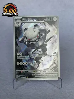 Steelix 150/132 Illustration Rare Full Art Mega Evolution Pokemon TCG NM - Image 1