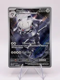 2025 Pokemon Mega Evolution MEG EN Steelix Illustration Rare #150/132 - Image 1